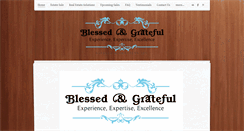 Desktop Screenshot of blessedandgrateful.com